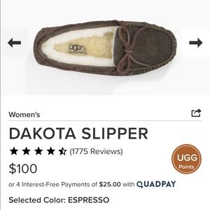 UGG Dakota Slipper
